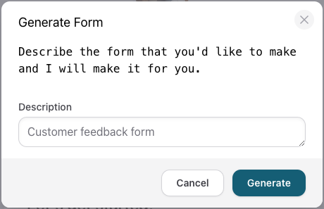 Form generator